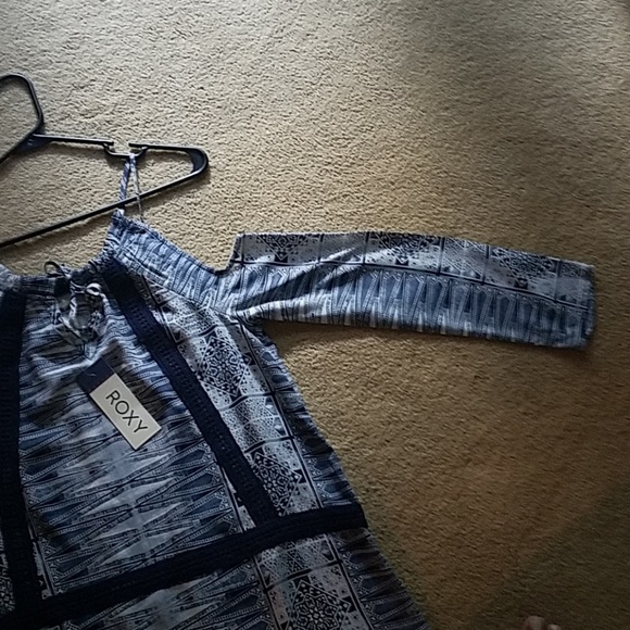 Womens Juniors Roxy Sundress Off Shoulder - Picture 3 of 5